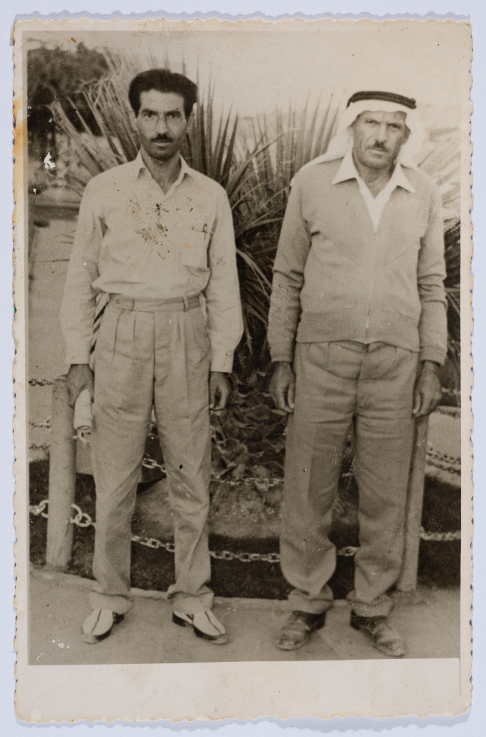 ʿabdel-ʿaziz Hiwwari with His Cousin ʿabdel-Latif Hiwwari During their Work in Kuwait 