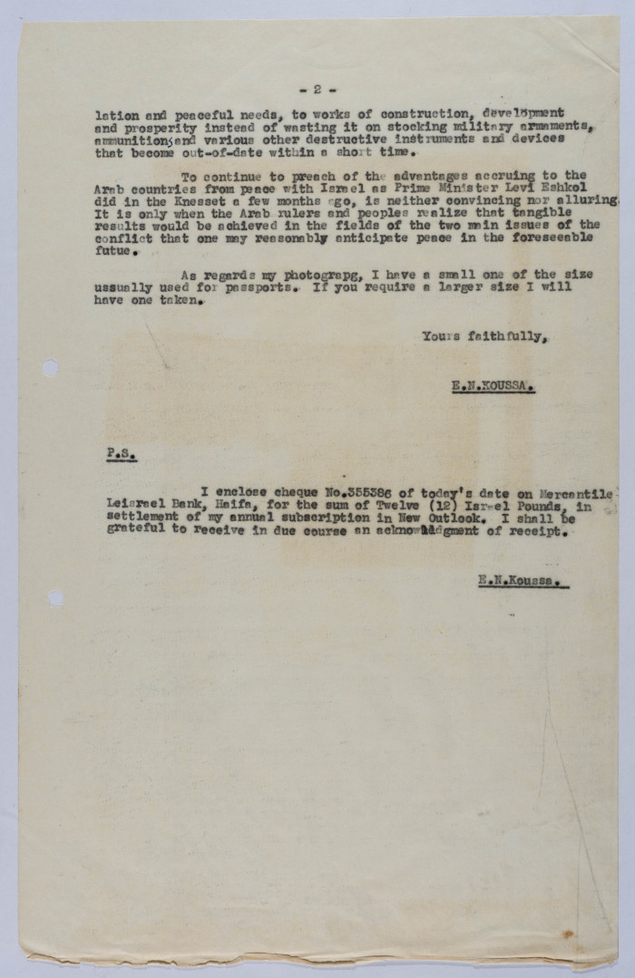 Asking for His Statement at the Buber Memorial Seminar