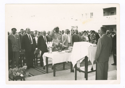 شخصيات فلسطينية واردنية في احتفال