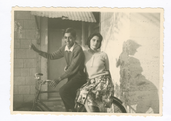 A Photograph of Ghada Rashid and Allan 
