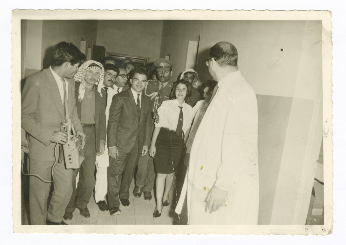 A Photograph of Ghada Rashid and ʾAmir Hasan 