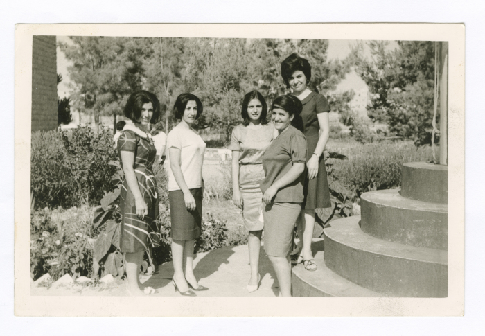 A Photograph of Ghada Rashid with Friends