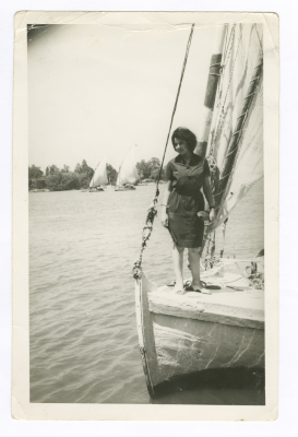 A Photograph of Ghada Rashid in Cairo 
