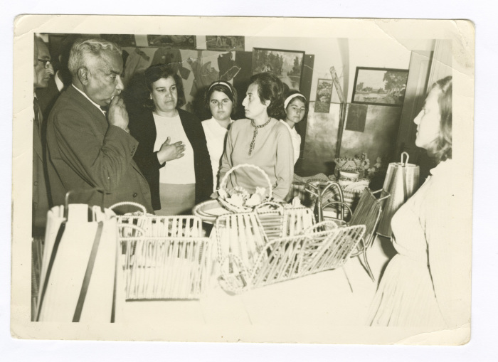 A Photograph of an Art Exhibition at Jenin Secondary School 