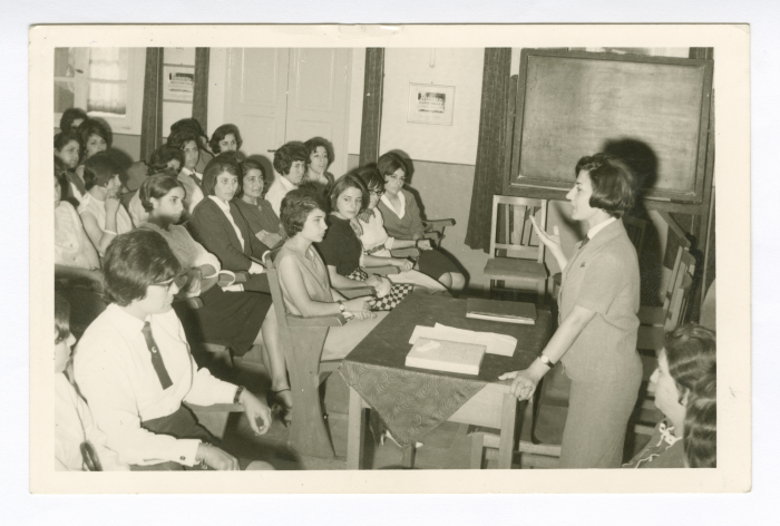 A Photograph of Ghada Rashid with Colleagues 