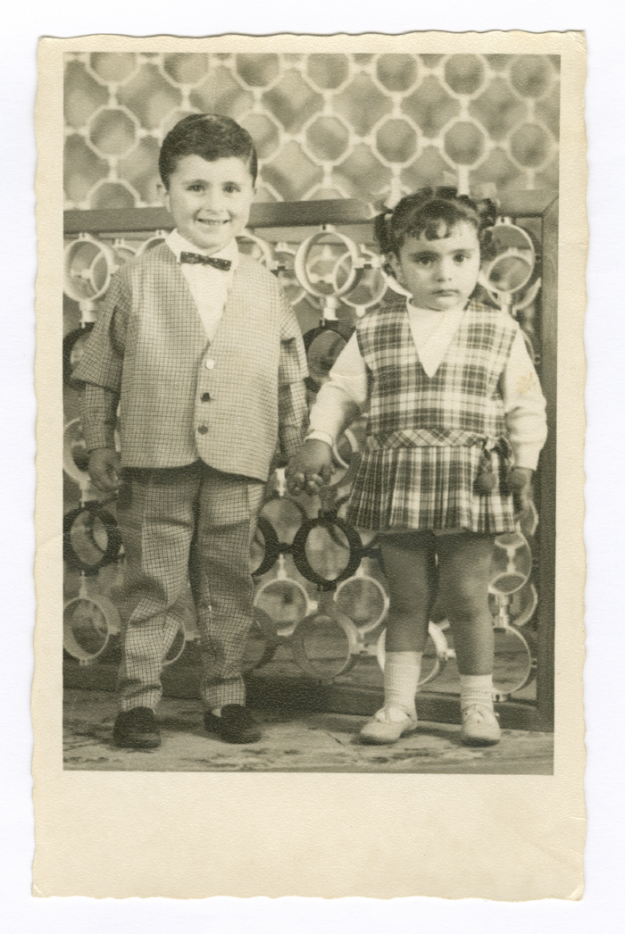 A Photograph of Khaled Hanna's Children, Khaled and Khulud