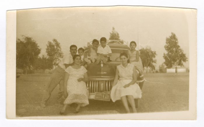 A Photograph of  Anton Hanna's Family and Neighbour.