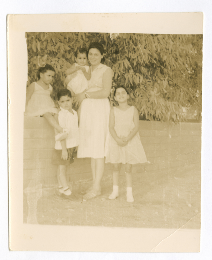 A Photograph of Anton Hanna's Family and Neighbour, Nawal, in Saudi Arabia