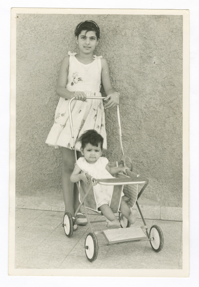 A Photograph of Anton Hanna's Daughter Margot and Neighbour