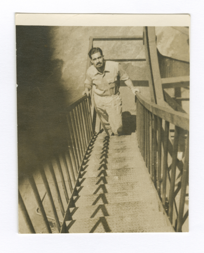 A Photograph of Anton Hanna in the Army 