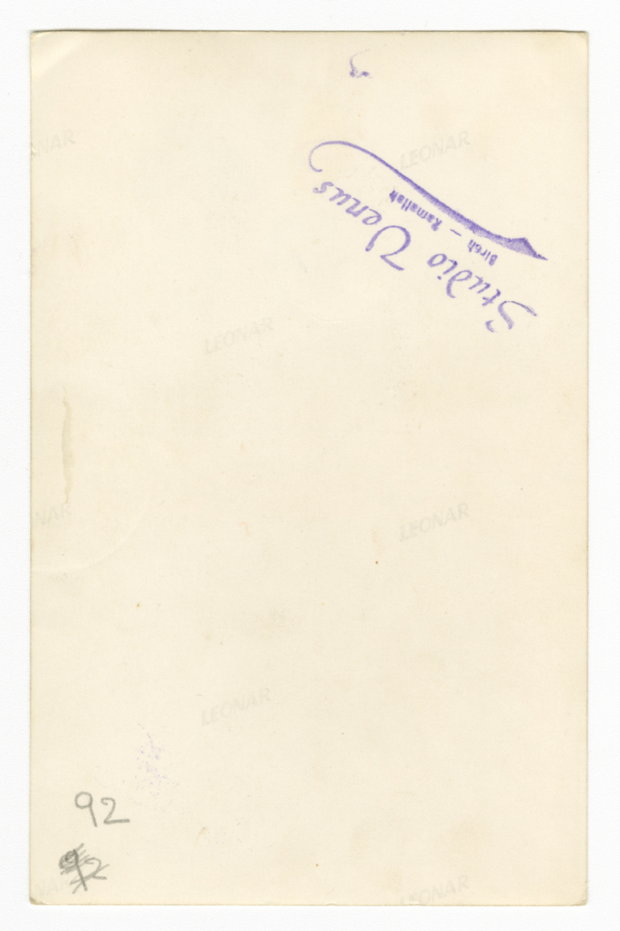 A Photograph of a Christmas Card from Izzat Aranky's Family to Anton Hanna