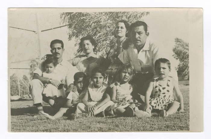 Anton Hanna Family with Neighbours in Saudi Arabia 