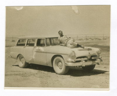 A Photograph of Anton Hanna in Saudi Arabia 