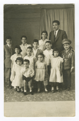 A Photograph of Mahmud as-Sayyed and His Children 