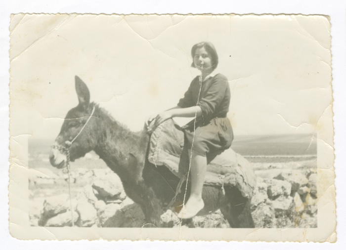 A Photograph of Haifa Irshaid in al-Yamun, Jenin 