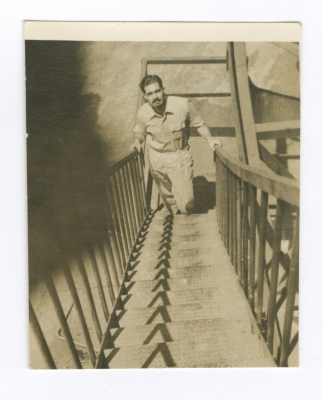 A Photograph of Anton Hanna in the Army 