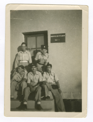 A Photograph of Anton Hanna When in the Jordanian Armed Forces