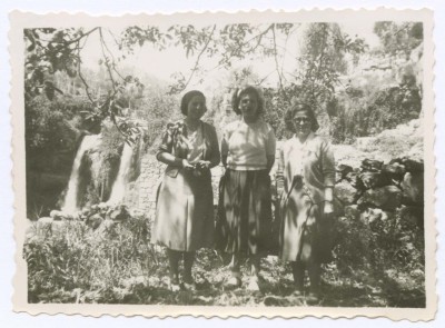 Domia and Hala Sakakini with their Colleague