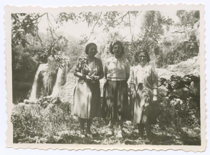 Domia and Hala Sakakini with their Colleague