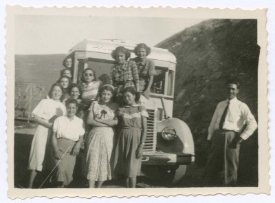 Domia Sakakini and Some of Her Students 