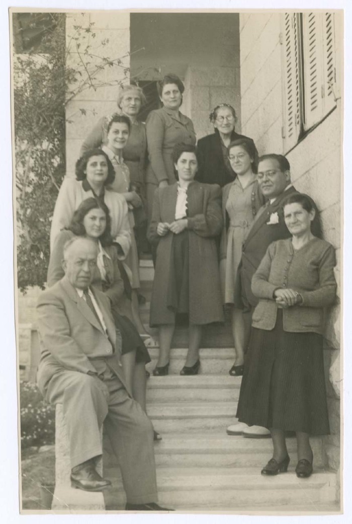 Khalil Sakakini and Family Members, Katamon Neighbourhood-Jerusalem