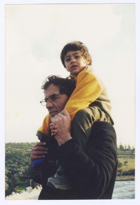 Hussein al-Barghuthy and His Son in Kubar, Ramallah 