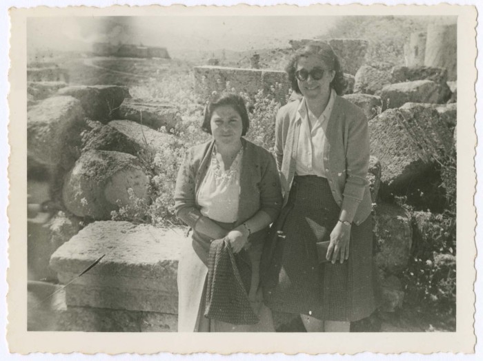 A Photograph of Domia and Hala Khalil Sakakini