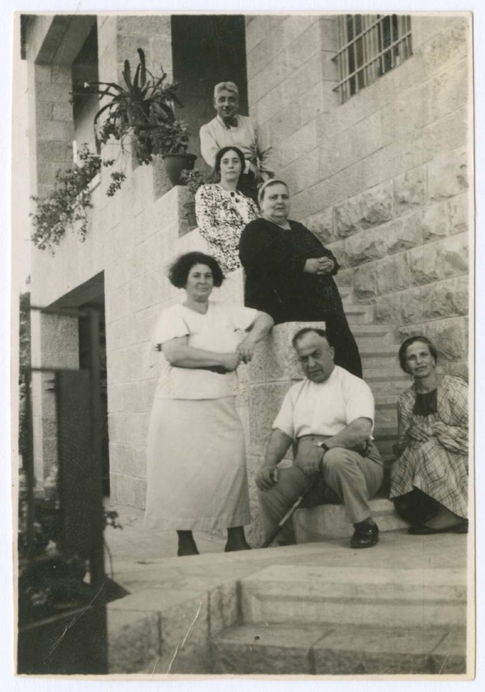 Khalil Sakakini and Family Members, Katamon-Jerusalem