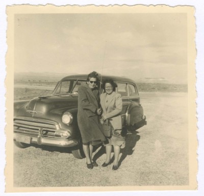 Domia Khalil Sakakini and a Woman