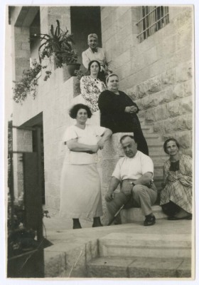 Khalil Sakakini and Family Members, Katamon-Jerusalem