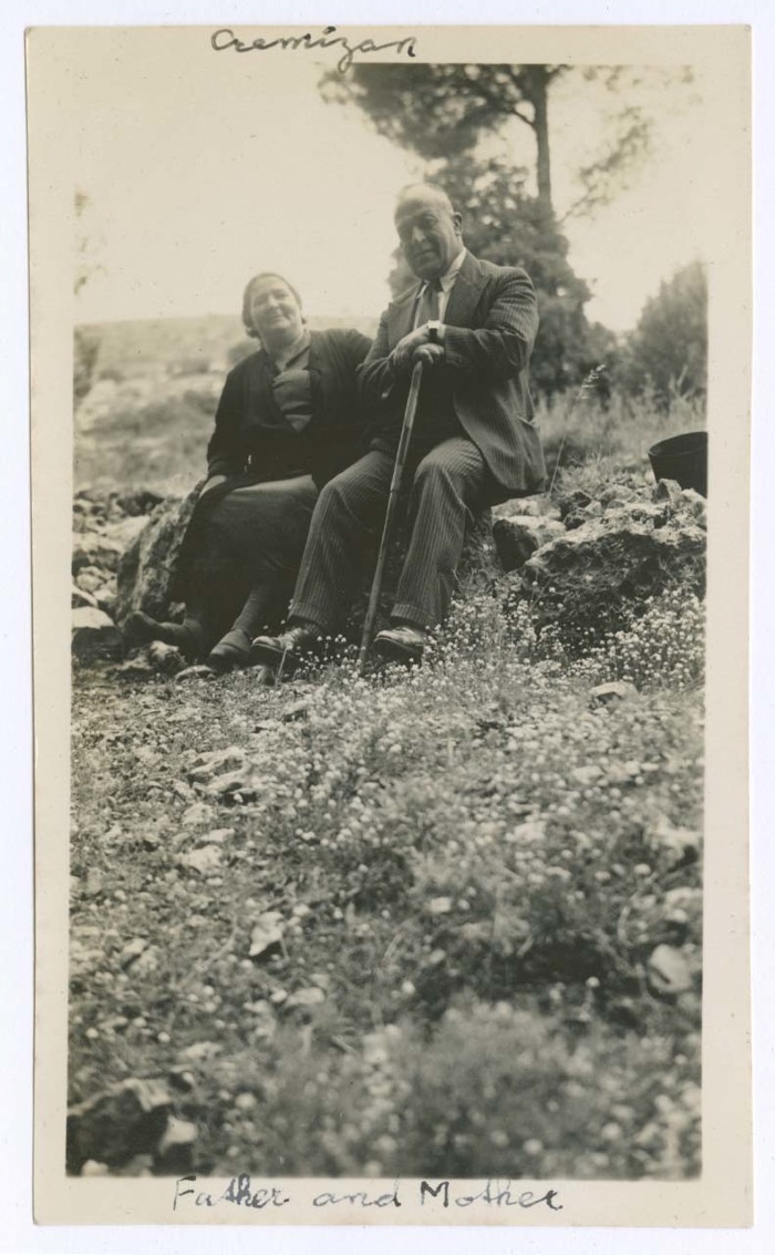 Khalil Sakakini and his Wife Sultana Abdo, Jerusalem 