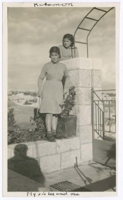 Domia and Hala Khalil Sakakini, Jerusalem