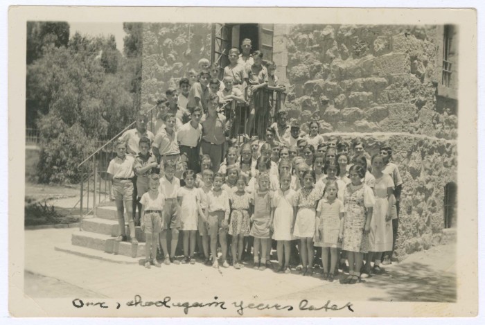 The Colonial German School's Students and Teachers in Jerusalem
