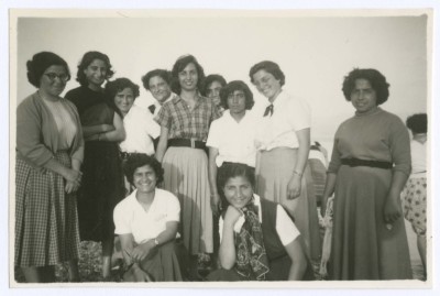 Domia Khalil Sakakini with Students and Teachers of the Friends School
