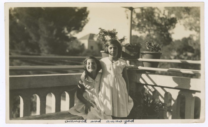 Hala and Domia Khalil Sakakini 