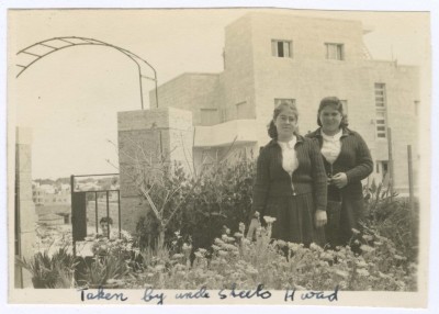 Domia and Hala Khalil Sakakini, Jerusalem 