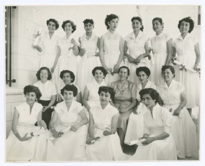 Domia Khalil Sakakini and Her Students