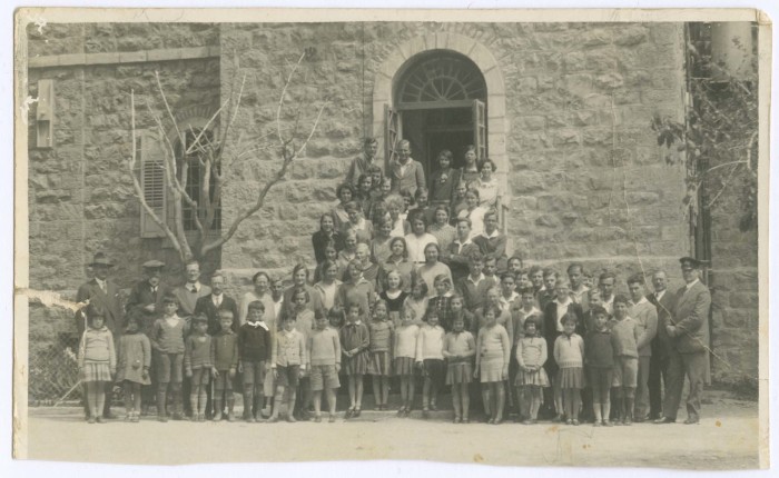 The Colonial German School's Students and Teachers in Jerusalem