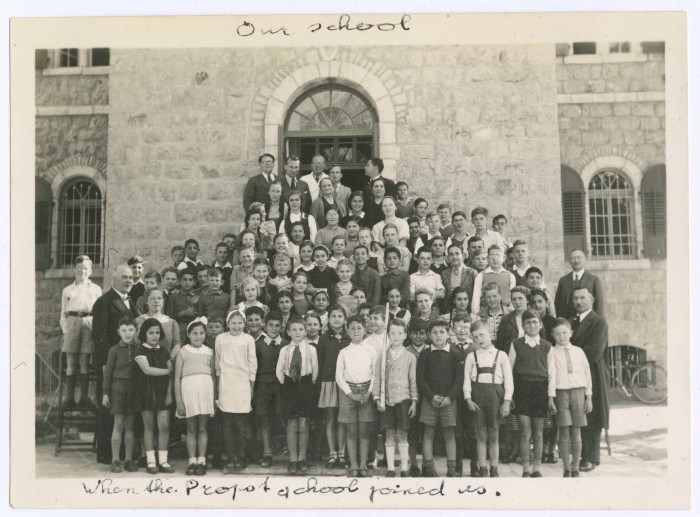 The Colonial German School's Students in Jerusalem