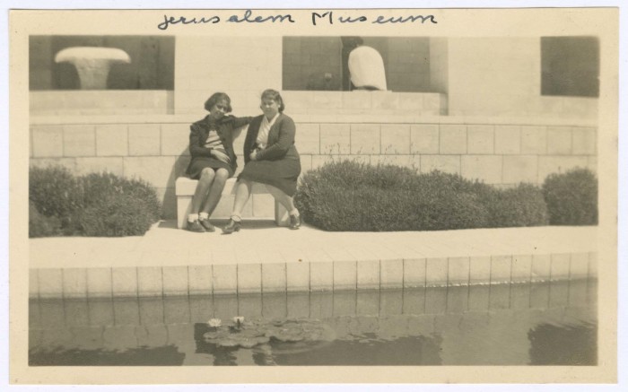 Hala Khalil Sakakini and Ilham Hallaq, Jerusalem 