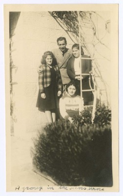 Domia and Hala Khalil Sakakini with Others