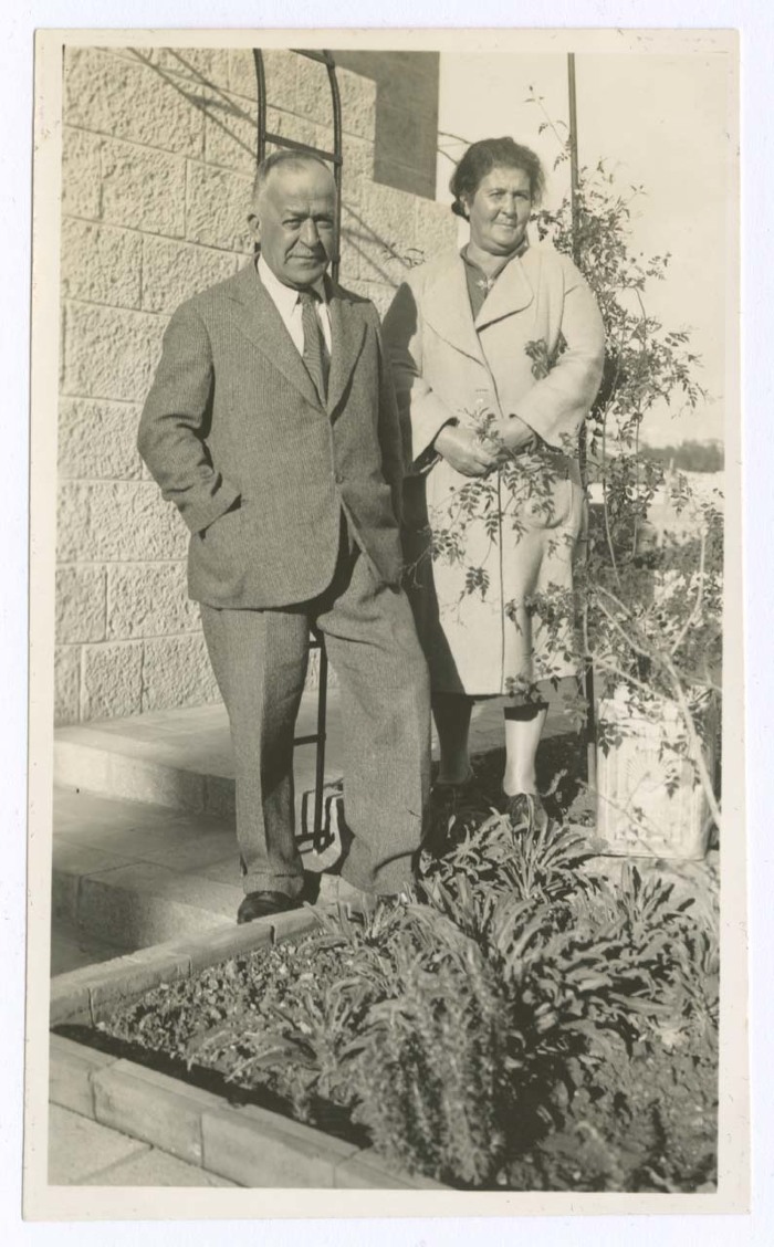 خليل السكاكيني وسلطانة عبده، القطمون، القدس