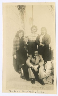 Domia and Hala Khalil Sakakini with Others