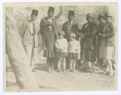 Khalil Sakakini, His Family and Others, 1929