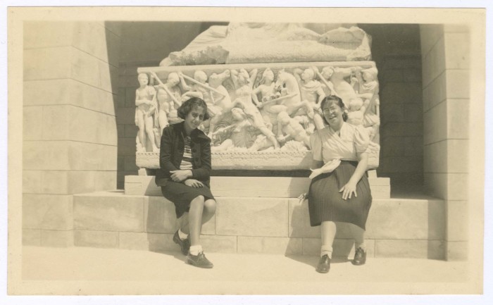 Domia Khalil Sakakini and Ilham Hallaq, Jerusalem 