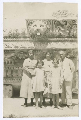 Khalil Sakakini and Family, Baalbek, Lebanon 