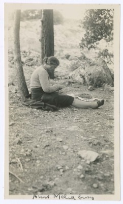 A Portrait of Milia Sakakini in Nature