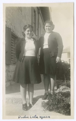 Domia and Hala Khalil Sakakini, Jerusalem 