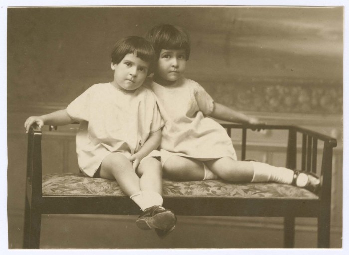 Hala and Domia Khalil Sakakini 