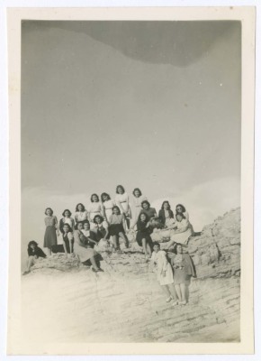 Hala Khalil Sakakini with her Colleagues